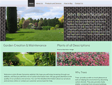 Tablet Screenshot of johnbrown-nurseries.ltd.uk